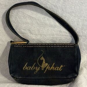 Vintage Denim Baby Phat Purse